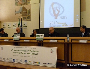 Un momento della Conferenza HERITY 2010